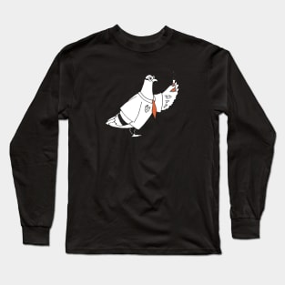 Pigeon Scientist Long Sleeve T-Shirt
